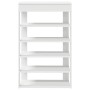 Mueble zapatero madera contrachapada blanco 60x30x98 cm en Zapateros y organizadores de calzado | Comprar online en Foru.es