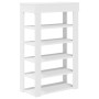 Mueble zapatero madera contrachapada blanco 60x30x98 cm en Zapateros y organizadores de calzado | Comprar online en Foru.es