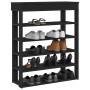 Mueble zapatero de madera de ingeniería negro 80x30x98 cm en Zapateros y organizadores de calzado | Comprar online en Foru.es