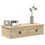 Estante de pared con cajones madera contrachapada roble sonoma en Estanterías | Comprar online en Foru.es