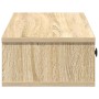 Estante de pared con cajones madera contrachapada roble sonoma en Estanterías | Comprar online en Foru.es