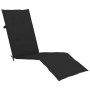 Tumbona de jardín con reposapiés y cojín madera maciza acacia de vidaXL, Tumbonas - Ref: Foro24-3064021, Precio: 140,08 €, De...