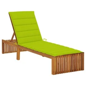 Lounger with solid acacia wood cushion by vidaXL, Loungers - Ref: Foro24-3064160, Price: 233,98 €, Discount: %