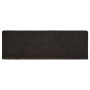 Alfombrilla de escaleras 15 uds tela punzonada marrón oscuro de vidaXL, Alfombrillas para escalones - Ref: Foro24-326187, Pre...