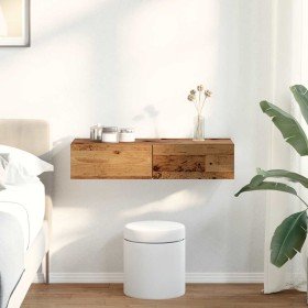 Estante de pared con cajones madera contrachapada madera vieja en Estanterías | Comprar online en Foru.es