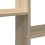 Estante cubo de pared 5 compartimentos madera roble Sonoma en Estanterías | Comprar online en Foru.es