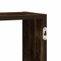 Estante cubo de pared 5 compartimentos madera roble ahumado en Estanterías | Comprar online en Foru.es