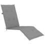 Tumbona de jardín con reposapiés y cojín madera maciza acacia de vidaXL, Tumbonas - Ref: Foro24-3064015, Precio: 142,97 €, De...