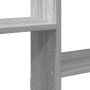 Estante cubo de pared 5 compartimentos madera gris Sonoma en Estanterías | Comprar online en Foru.es