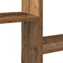 Estante cubo de pared 5 compartimentos madera envejecida en Estanterías | Comprar online en Foru.es