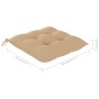 Set de comedor de jardín plegable con cojines 5 piezas bambú de vidaXL, Conjuntos de jardín - Ref: Foro24-3063978, Precio: 27...