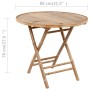 Set de comedor de jardín plegable con cojines 5 piezas bambú de vidaXL, Conjuntos de jardín - Ref: Foro24-3063978, Precio: 27...