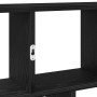 Estante cubo de pared 12 compartimentos madera ingeniería negro en Estanterías | Comprar online en Foru.es