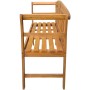 Banco de jardín con cojín madera maciza de acacia 157 cm de vidaXL, Bancos de jardín - Ref: Foro24-3064292, Precio: 179,47 €,...