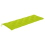 Banco de jardín con cojín madera maciza de acacia 157 cm de vidaXL, Bancos de jardín - Ref: Foro24-3064292, Precio: 179,47 €,...
