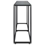 Mesa consola vidrio templado negro 160x35x75,5 cm de vidaXL, Mesas auxiliares - Ref: Foro24-331679, Precio: 83,51 €, Descuent...