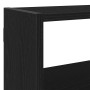 Estante cubo de pared 7 compartimentos madera ingeniería negro en Estanterías | Comprar online en Foru.es