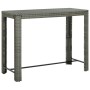 Muebles de bar de jardín 7 pzas ratán PE y cojines antracita de vidaXL, Conjuntos de jardín - Ref: Foro24-3064801, Precio: 55...