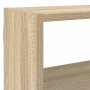 Estante cubo de pared 7 compartimentos madera roble Sonoma en Estanterías | Comprar online en Foru.es