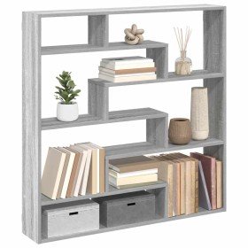 Estante cubo de pared 7 compartimentos madera gris Sonoma en Estanterías | Comprar online en Foru.es