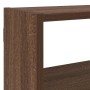 Estante cubo de pared 7 compartimentos madera roble marrón en Estanterías | Comprar online en Foru.es
