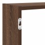 Estante cubo de pared 7 compartimentos madera roble marrón en Estanterías | Comprar online en Foru.es