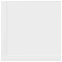 Estante de pared 2 uds madera ingeniería blanco 75x16,5x16,5 cm en Estanterías | Comprar online en Foru.es