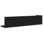 Estantes de pared 2 uds madera ingeniería negro 75x16,5x16,5 cm en Estanterías | Comprar online en Foru.es