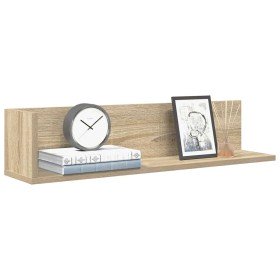 Estantes pared 2 uds madera roble Sonoma 75x16,5x16,5 cm en Estanterías | Comprar online en Foru.es