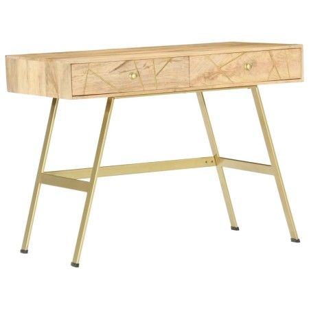Escritorio con cajones de madera maciza de mango 100x55x75 cm de vidaXL, Escritorios - Ref: Foro24-286150, Precio: 174,30 €, ...