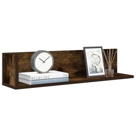 Estantes de pared 2 uds madera roble ahumado 75x16,5x16,5 cm en Estanterías | Comprar online en Foru.es