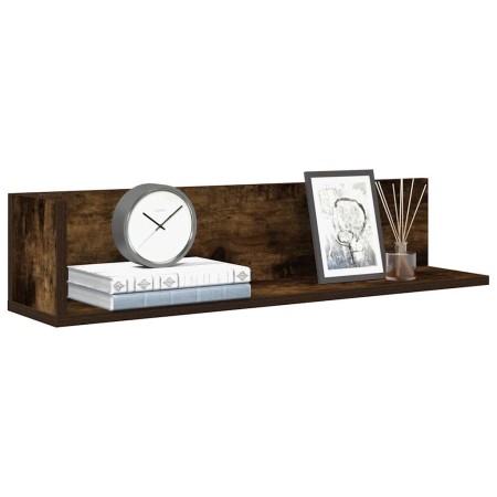 Estantes de pared 2 uds madera roble ahumado 75x16,5x16,5 cm en Estanterías | Comprar online en Foru.es