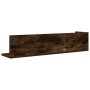 Estantes de pared 2 uds madera roble ahumado 75x16,5x16,5 cm en Estanterías | Comprar online en Foru.es