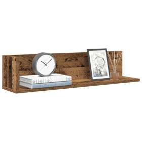 Estantes de pared 2 uds madera envejecida 75x16,5x16,5 cm en Estanterías | Comprar online en Foru.es