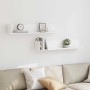 Estante de pared 2 uds madera ingeniería blanco 100x16,5x16,5cm en Estanterías | Comprar online en Foru.es