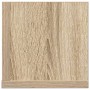 Estantes pared 2 uds madera roble Sonoma 100x16,5x16,5 cm en Estanterías | Comprar online en Foru.es