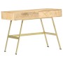 Escritorio con cajones de madera maciza de mango 100x55x75 cm de vidaXL, Escritorios - Ref: Foro24-286150, Precio: 174,30 €, ...
