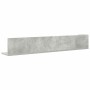 Estantes de pared 2 uds madera gris hormigón 100x16,5x16,5 cm en Estanterías | Comprar online en Foru.es