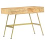 Escritorio con cajones de madera maciza de mango 100x55x75 cm de vidaXL, Escritorios - Ref: Foro24-286150, Precio: 174,30 €, ...