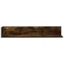 Estantes de pared 2 uds madera roble ahumado 100x16,5x16,5 cm en Estanterías | Comprar online en Foru.es