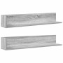 Estantes de pared 2 uds madera gris Sonoma 100x16,5x16,5 cm en Estanterías | Comprar online en Foru.es