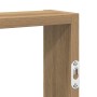 Estante de pared madera ingeniería roble artisan 43x9x60 cm en Estanterías | Comprar online en Foru.es
