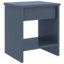 Mesita de noche madera maciza de mango gris claro 35x30x40 cm de vidaXL, Mesitas de noche - Ref: Foro24-322225, Precio: 47,54...