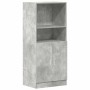 Mueble cocina madera ingeniería gris hormigón 57x41,5x131,5 cm en Armarios de cocina | Comprar online en Foru.es