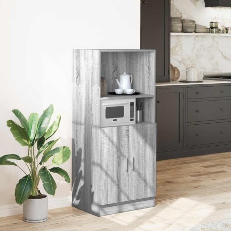 Mueble de cocina madera ingeniería gris sonoma 57x41,5x131,5 cm en Armarios de cocina | Comprar online en Foru.es