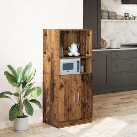 Mueble de cocina madera ingeniería envejecida 57x41,5x131,5 cm en Armarios de cocina | Comprar online en Foru.es