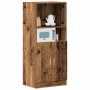 Mueble de cocina madera ingeniería envejecida 57x41,5x131,5 cm en Armarios de cocina | Comprar online en Foru.es