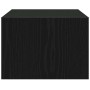 Mueble de TV con luces LED roble negro 75x35,5x25 cm en Muebles TV | Comprar online en Foru.es