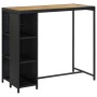 Set de bar para jardín 5 pzas y cojines ratán sintético negro de vidaXL, Conjuntos de jardín - Ref: Foro24-3064920, Precio: 4...