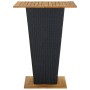 Conjunto de bar para jardín 9 pzas con cojines ratán PE negro de vidaXL, Conjuntos de jardín - Ref: Foro24-3064862, Precio: 8...